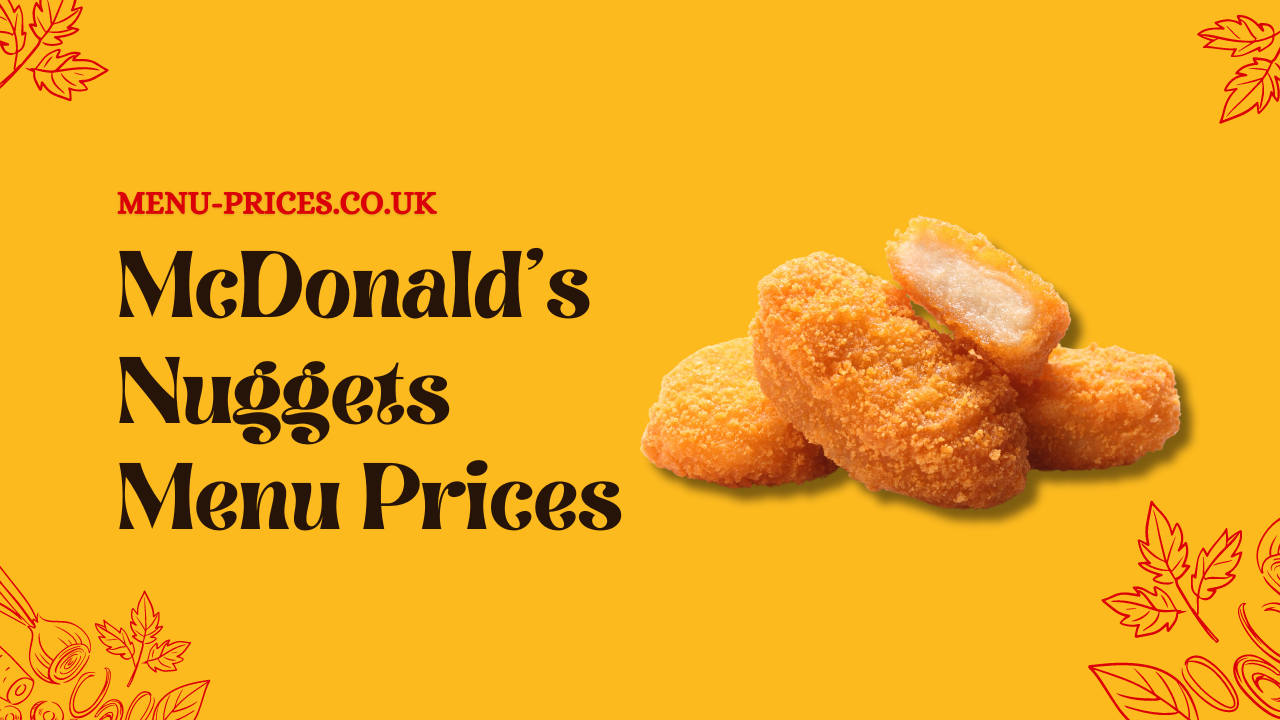 McDonald's Nuggets menu Prices UK