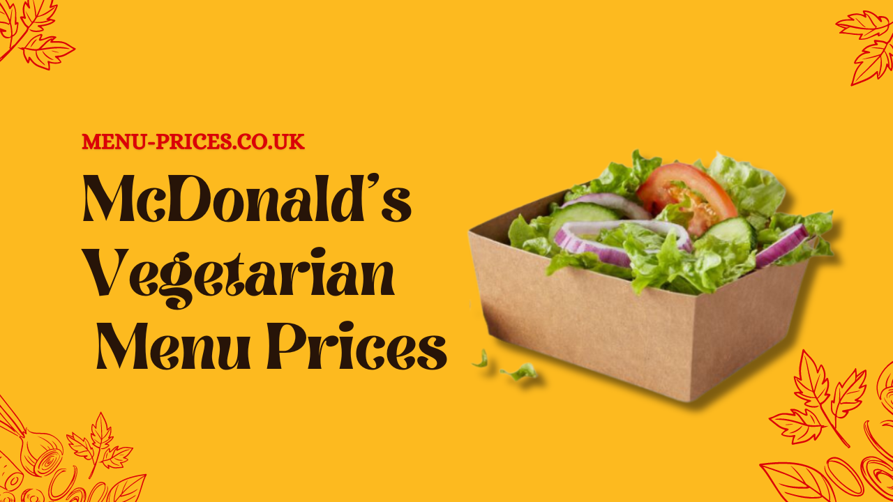 McDonald’s Vegetarian Menu with Prices