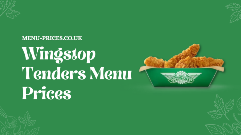 Wingstop Tenders Menu