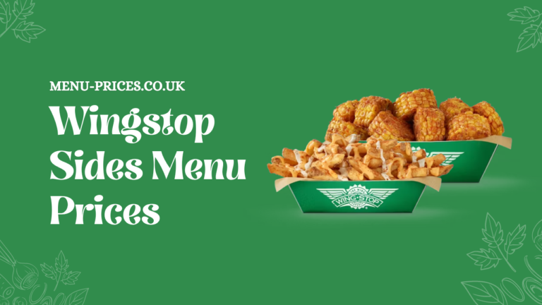 Wingstop Sides Menu with Prices