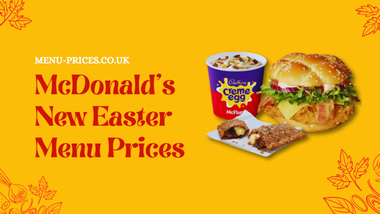 McDonald's Easter Menu UK