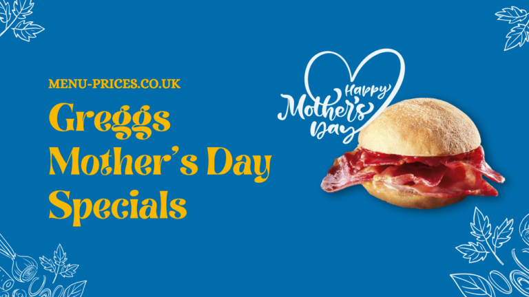 Greggs Mother's Day Specials