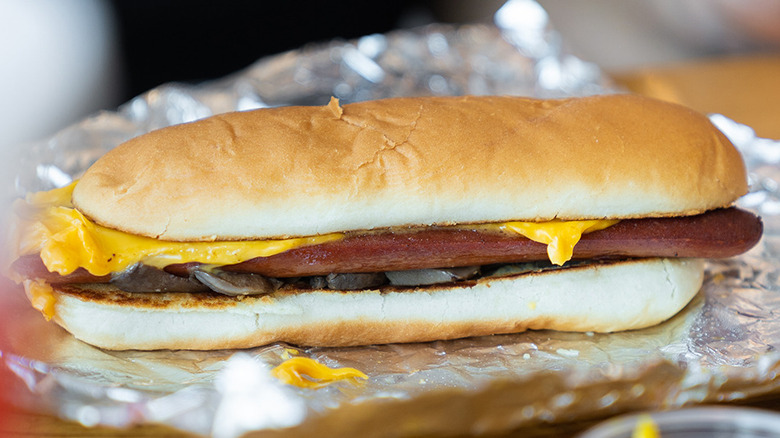 FIve Guys Beef Dog
