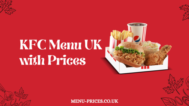 KFC Menu UK with Prices 2025