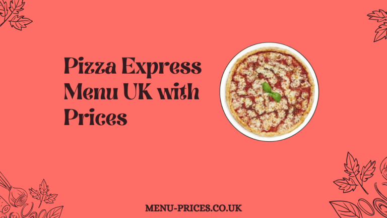 Pizza Express Menu UK
