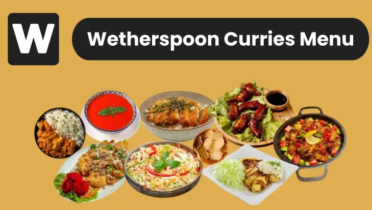 Wetherspoon Curries Menu