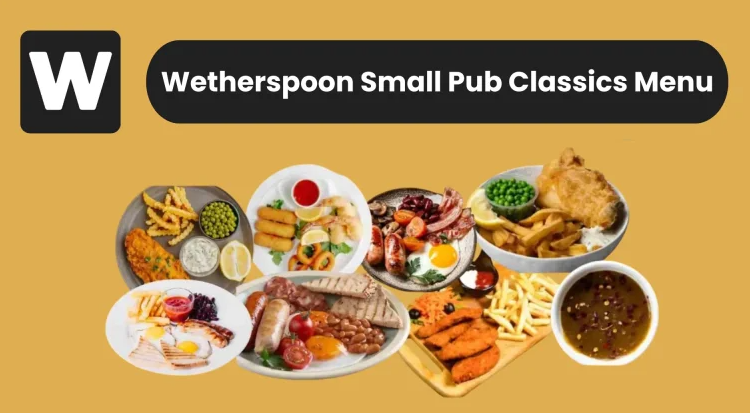 Wetherspoon Small Pub Classics Menu
