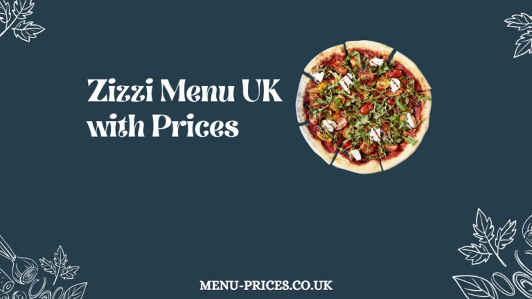 Zippi Menu UK with Prices