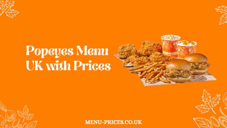 Popeyes Menu